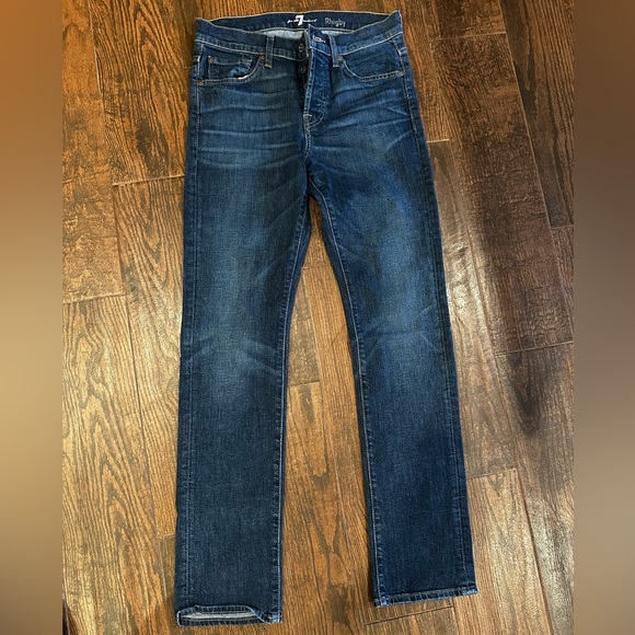 7 For All Mankind Men’s Rhigby Skinny Denim size 30 - Picture 1 of 6